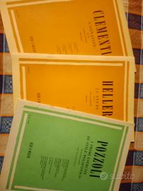 n. 3 libri per studio pianoforte