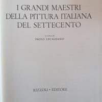 Libro "i grandi maestri della pittura italiana del