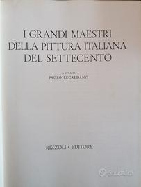 Libro "i grandi maestri della pittura italiana del