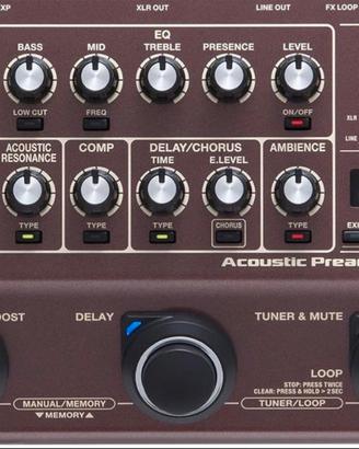 BOSS AD 10 preamp CHITARRA ACUSTICW