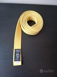 Cintura Gialla Judo marca Oriente Sport