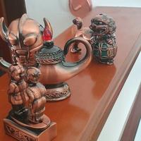 Set di 5 accendini in bronzo/ottone