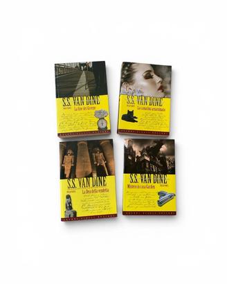 9 Libri gialli SS Van Dine singoli o in stock