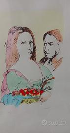 LITOGRAFIA DOMENICO PURIFICATO FIRMATA & NUMERATA