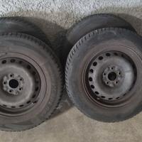 Gomme Invernali Hankook con cerchi in ferro 16"