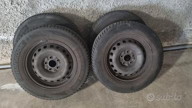 Gomme Invernali Hankook con cerchi in ferro 16"