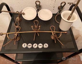 Etrusca 6 Pezzi Set Accessori da Bagno - VINTAGE
