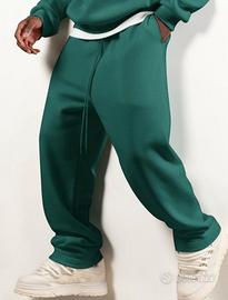 Pantaloni tuta oversize Sumwon — verde — taglia S