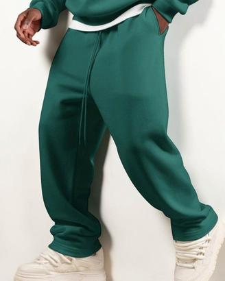 Pantaloni tuta oversize Sumwon — verde — taglia S