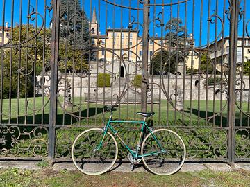 Bici vintage verde metallizato - Campagnolo