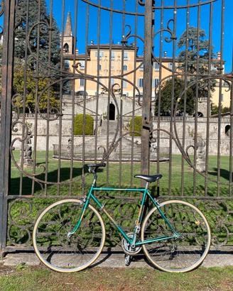 Bici vintage verde metallizato - Campagnolo