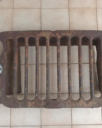 Jeep willys overland, mascherina anteriore.