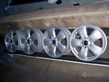 Cerchi in lega mini originali r 15 silver