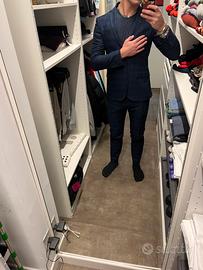 Abito completo Barbuti blu a quadri – taglia 46