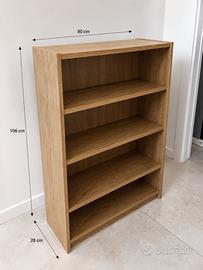 Libreria legno Ikea - compatta e robusta