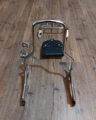 Sissy bar sgancio rapido originale H D + portapacc