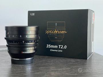 7Artisans Spectrum 35mm T2.0 Cinema Lens E-Mount