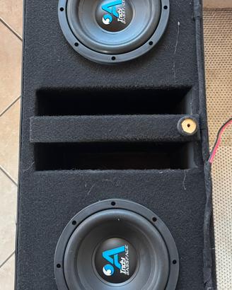 Impianto car audio completo Subwoofer+Diffusori