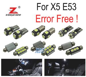 KIT 20 LAMPADE LED INTERNE BMW X5 E53 2000-2006