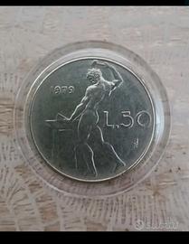 Italia – 50 Lire “Vulcano” 1979 – qSPL 