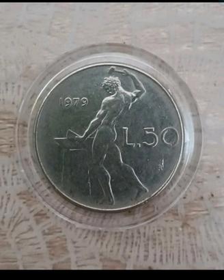 Italia – 50 Lire “Vulcano” 1979 – qSPL 