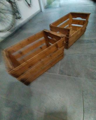 vecchie cassette di legno, VINTAGE