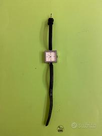 Orologio donna acciaio e pelle