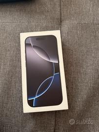 Iphone  16 pro 256gb black titanium