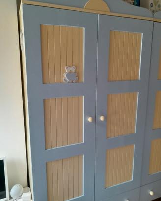 Armardio cameretta bambini armadietto due porte