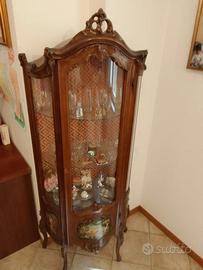 Vetrina  ang.  in  legno  intars. - Barocco/Rococò