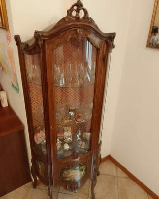 Vetrina  ang.  in  legno  intars. - Barocco/Rococò