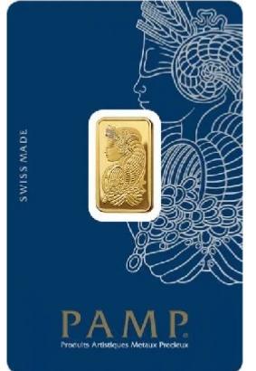 LINGOTTO ORO PURO 5g PAMP SUISSE LADY FORTUNA