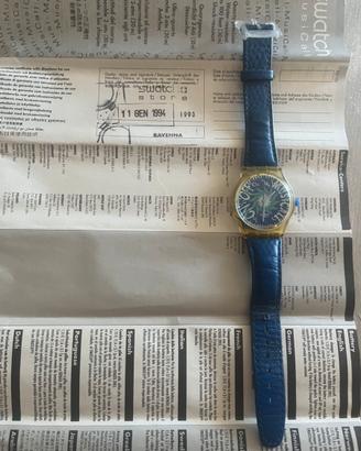 Swatch MusiCall Tone in Blue 1993 SLK100  Full Set