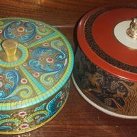 Scatole antiche vintage latta anni 50