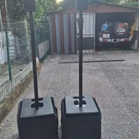 Rcf Evox 8 impianto audio completo