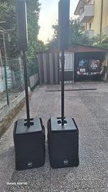 Rcf Evox 8 impianto audio completo