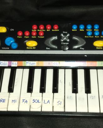 Tastiera Bontempi 32 tasti - con etichette musical