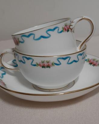 Set tazza e demi-tasse da tea Vintage