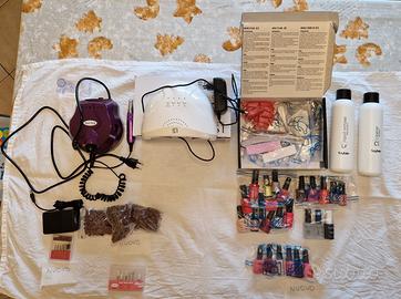 Occorrente per semipermanente unghie