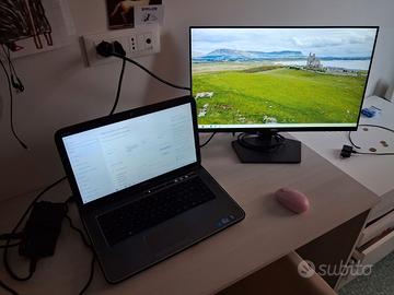 portatile più monitor dell