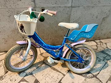 Biciclette bambina Elsa Frozen rotelle removibili