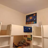Letto a castello con scrivania e guardaroba
