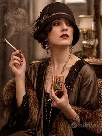 Antico Vesta Case legno viole del pensiero 1900