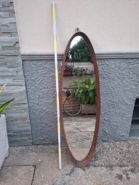 specchio ovale vintage mid-Century