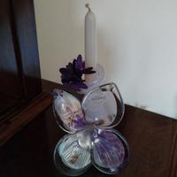 porta candela vetro di murano 