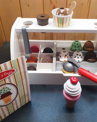 Melissa & Doug Banchetto Gelati-Gelateria in Legno