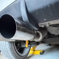 Scarico acciaio inox grande punto