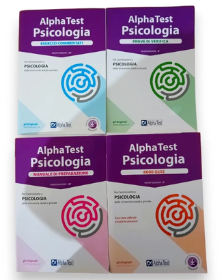 Alpha Test Psicologia - Kit [4 Volumi]