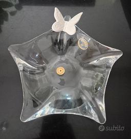 Posacenere, centrotavola in cristallo di Bohemia