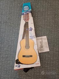 Chitarra acustica per bambini con plettro